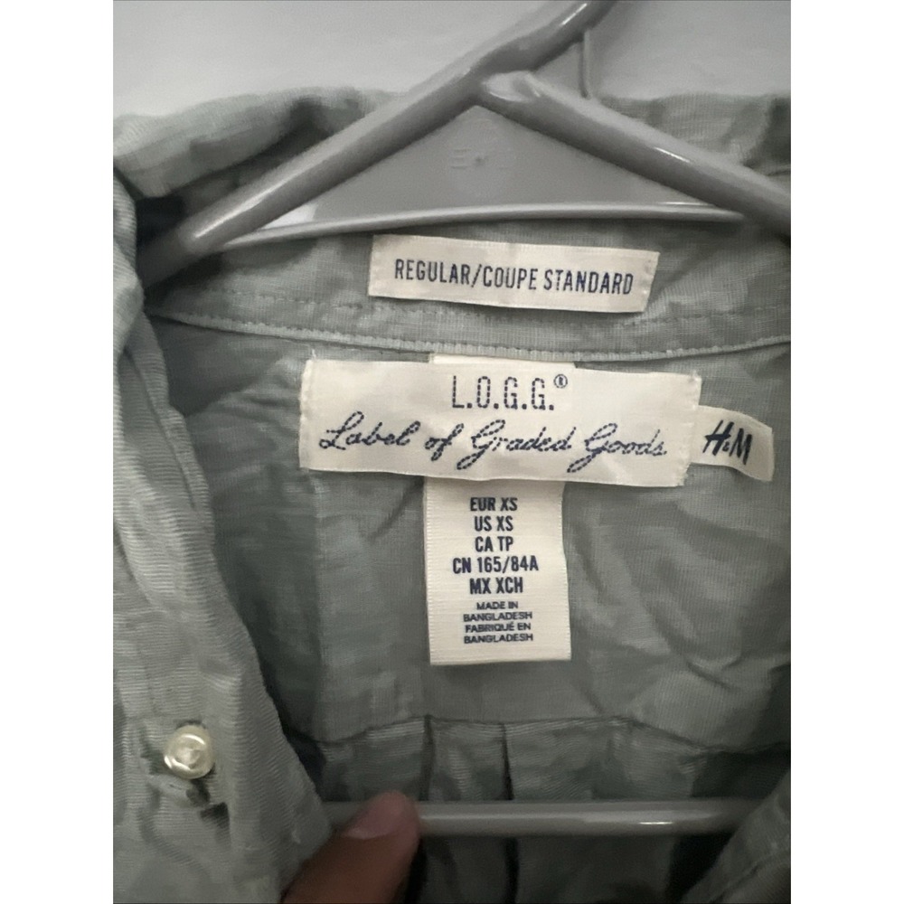 Label Of Graded Goods H&M Regular Coupe Standard Size Xs - Picture 2 of 3